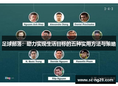 足球部落:助力实现生活目标的五种实用方法与策略 足球部落:助力实现生活目标的五种实用方法与策略