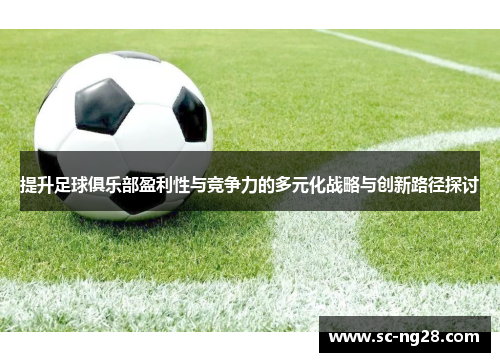 提升足球俱乐部盈利性与竞争力的多元化战略与创新路径探讨 提升足球俱乐部盈利性与竞争力的多元化战略与创新路径探讨